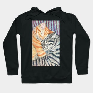 Tabby cat love Hoodie